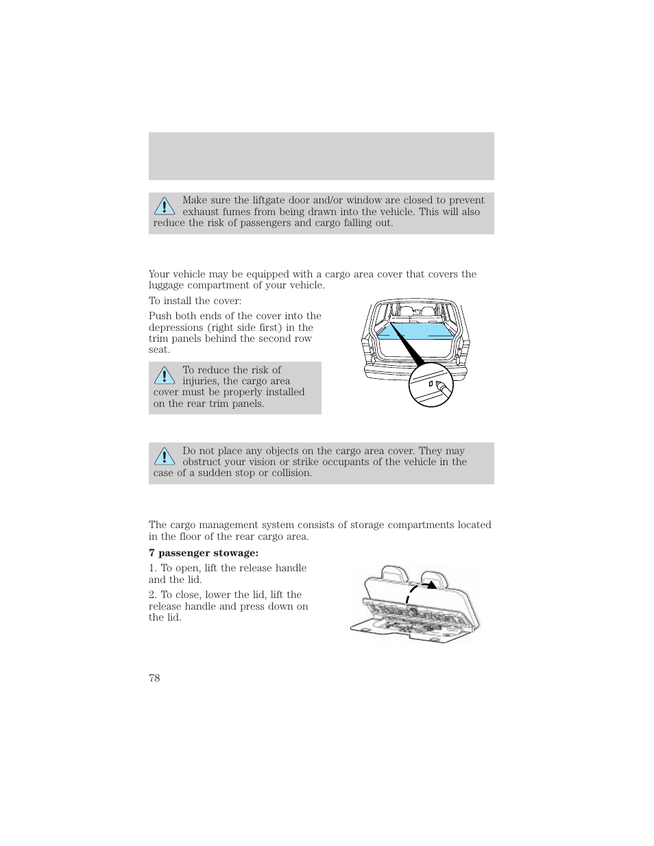 Driver controls | FORD 2003 Explorer v.3 User Manual | Page 78 / 280