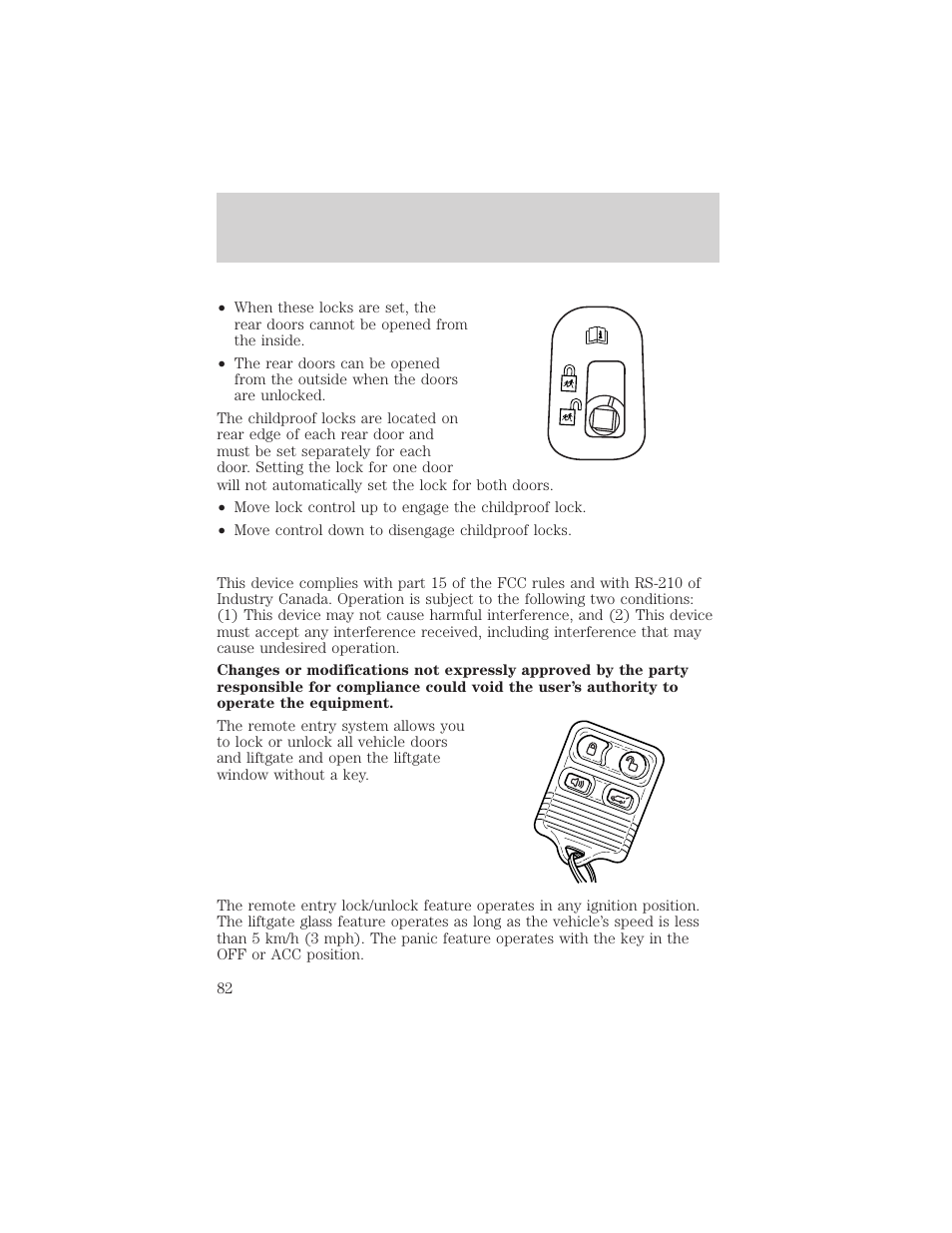 Locks and security | FORD 2003 Explorer v.3 User Manual | Page 82 / 280