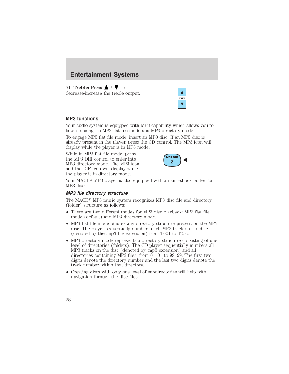 Entertainment systems | FORD 2003 Explorer v.4 User Manual | Page 28 / 280