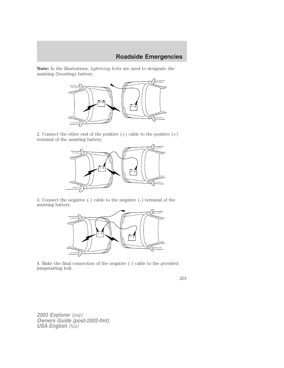 Roadside emergencies | FORD 2003 Explorer v.5 User Manual | Page 201 / 280