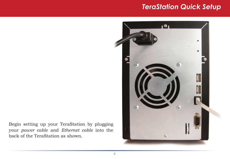 Terastation quick setup | Buffalo Technology TeraStation Pro II TS-HTGL/R5 User Manual | Page 4 / 79