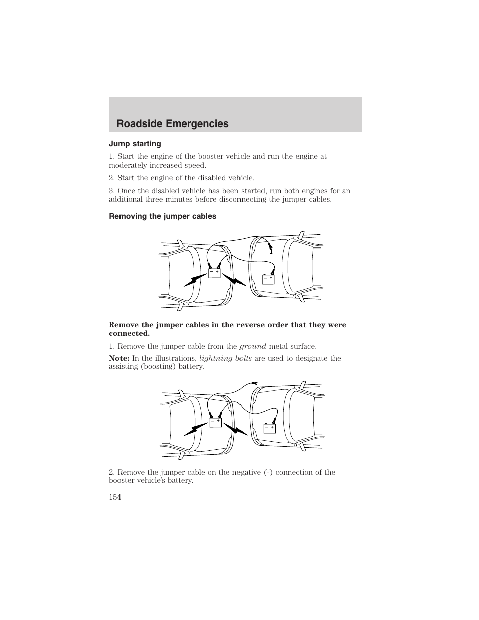 Roadside emergencies | FORD 2003 Explorer Sport Trac v.3 User Manual | Page 154 / 216
