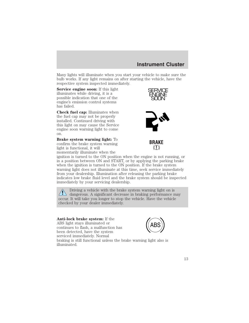 FORD 2003 F-150 v.1 User Manual | Page 13 / 280