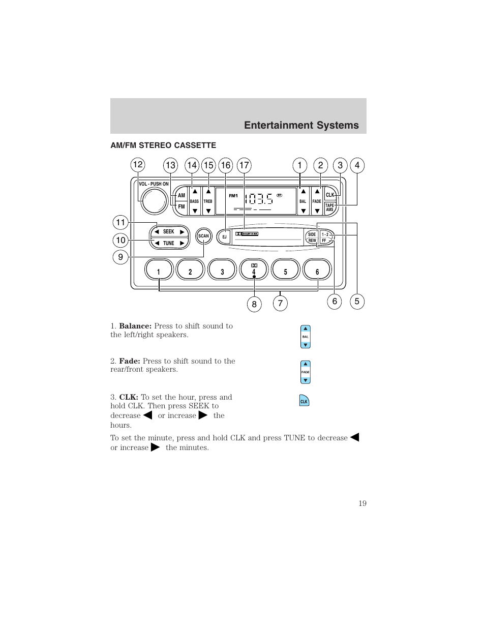 Entertainment systems | FORD 2003 F-150 v.1 User Manual | Page 19 / 280