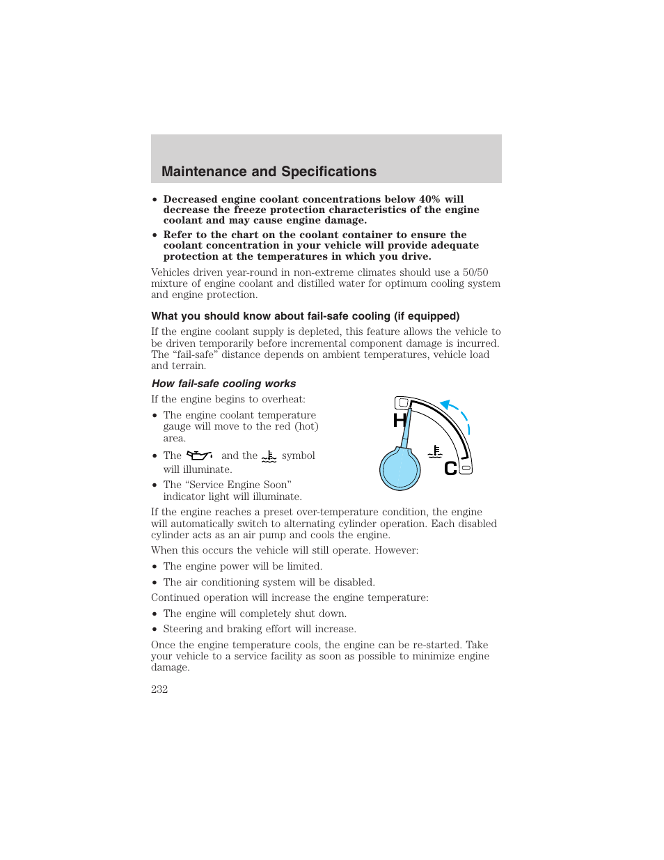 Maintenance and specifications | FORD 2003 F-150 v.1 User Manual | Page 232 / 280