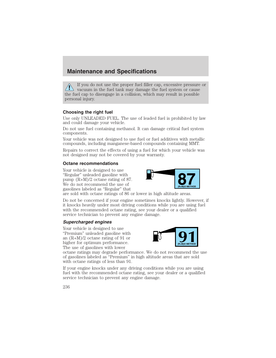 FORD 2003 F-150 v.1 User Manual | Page 236 / 280