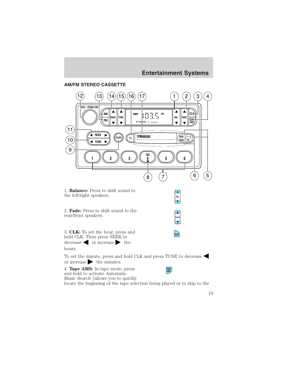 Entertainment systems | FORD 2003 F-150 v.2 User Manual | Page 19 / 272