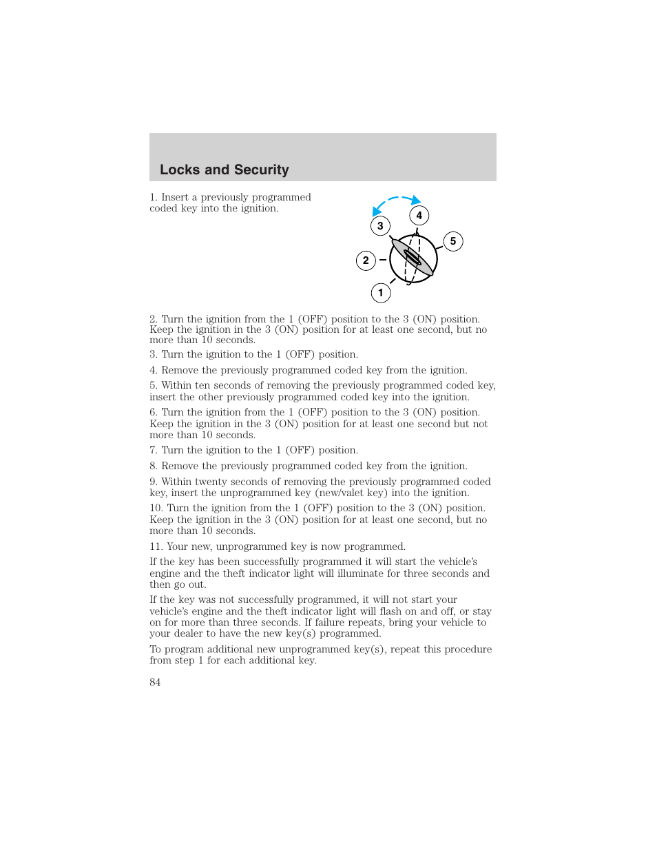 Locks and security | FORD 2003 F-150 v.2 User Manual | Page 84 / 272