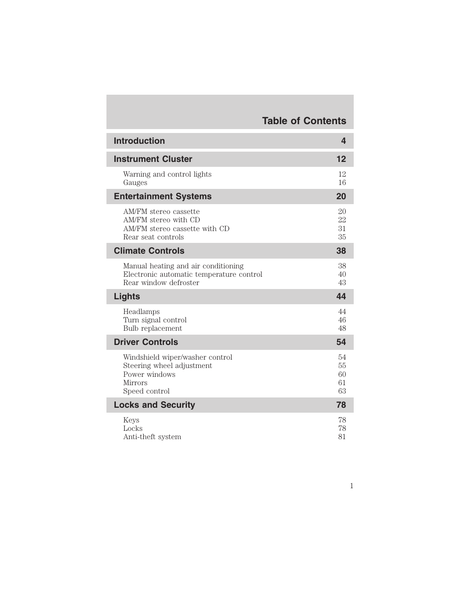 FORD 2003 F-150 v.3 User Manual | 280 pages