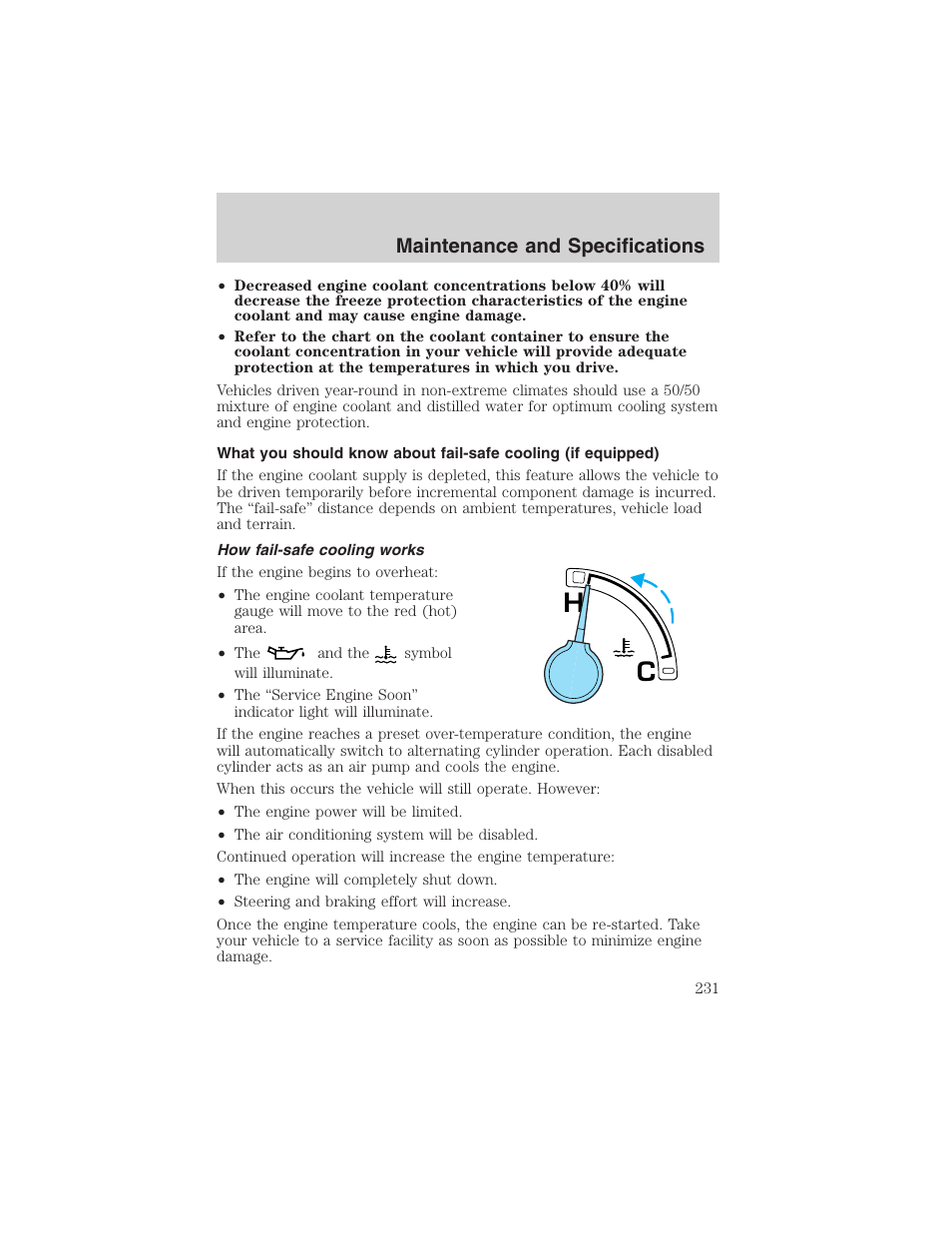 Maintenance and specifications | FORD 2003 F-150 v.3 User Manual | Page 231 / 280