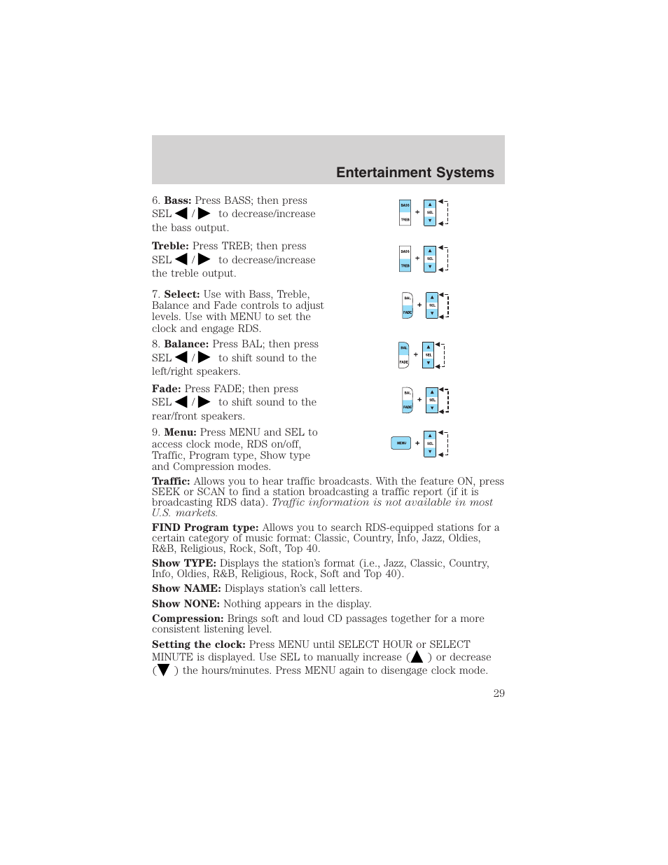 Entertainment systems | FORD 2003 F-150 v.3 User Manual | Page 29 / 280