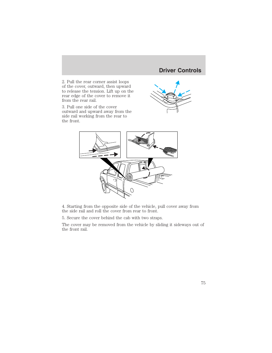 Driver controls | FORD 2003 F-150 v.3 User Manual | Page 75 / 280