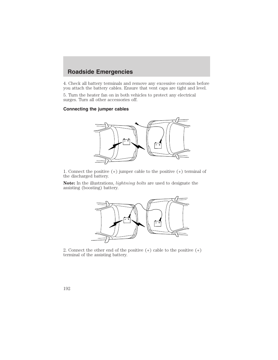 Roadside emergencies | FORD 2003 F-150 v.4 User Manual | Page 192 / 280