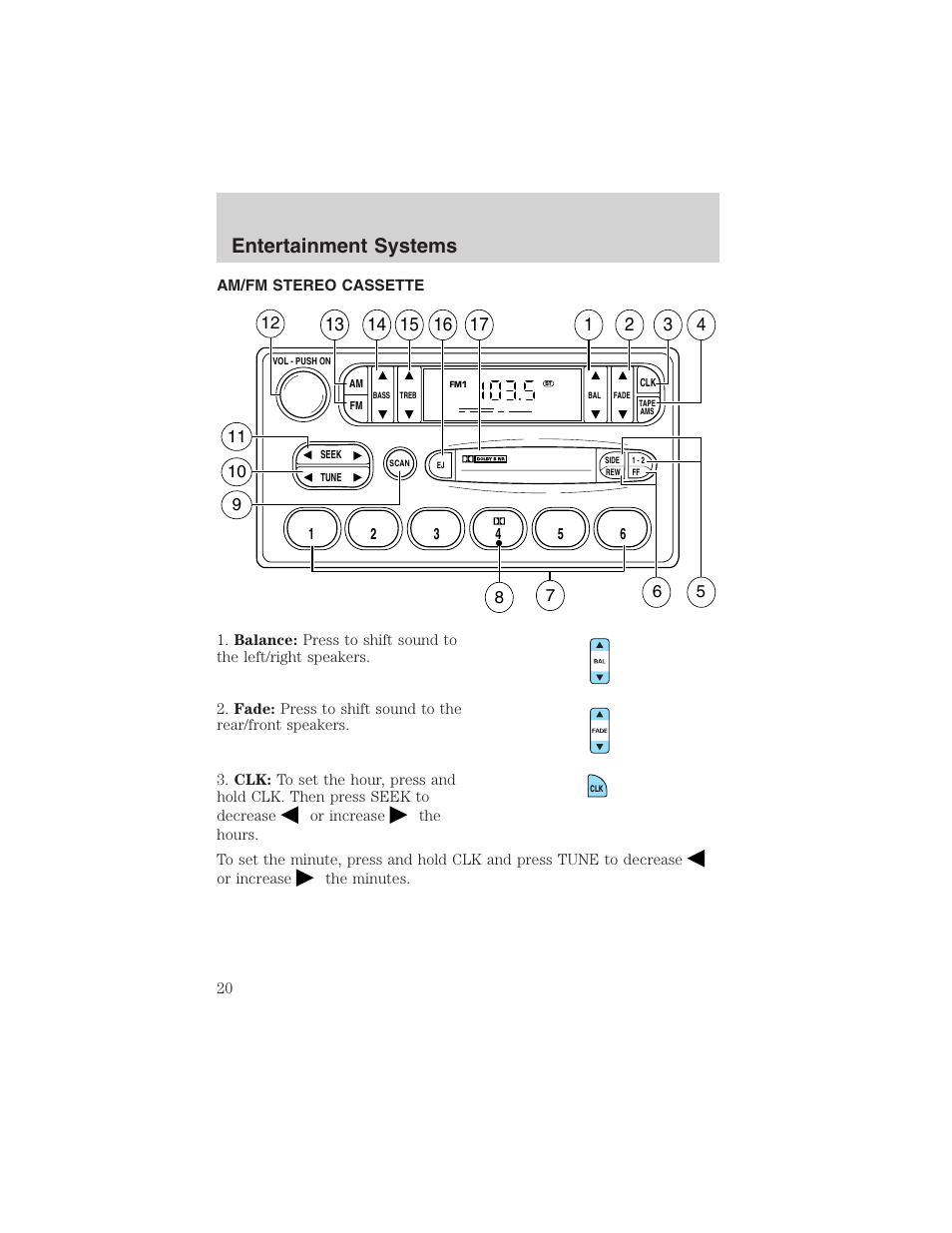 Entertainment systems | FORD 2003 F-150 v.4 User Manual | Page 20 / 280