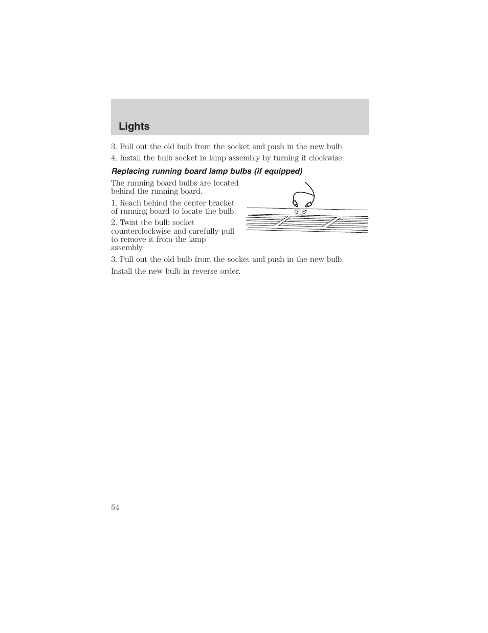 Lights | FORD 2003 F-150 v.4 User Manual | Page 54 / 280