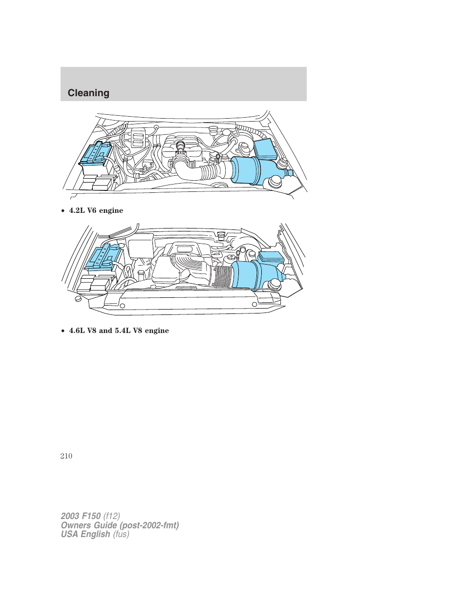 FORD 2003 F-150 v.5 User Manual | Page 210 / 280