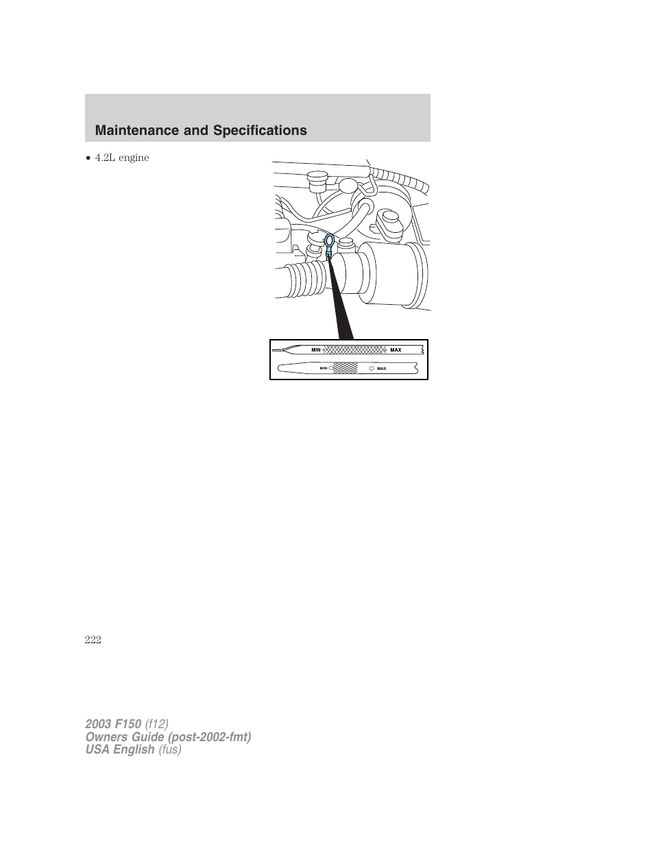 FORD 2003 F-150 v.5 User Manual | Page 222 / 280