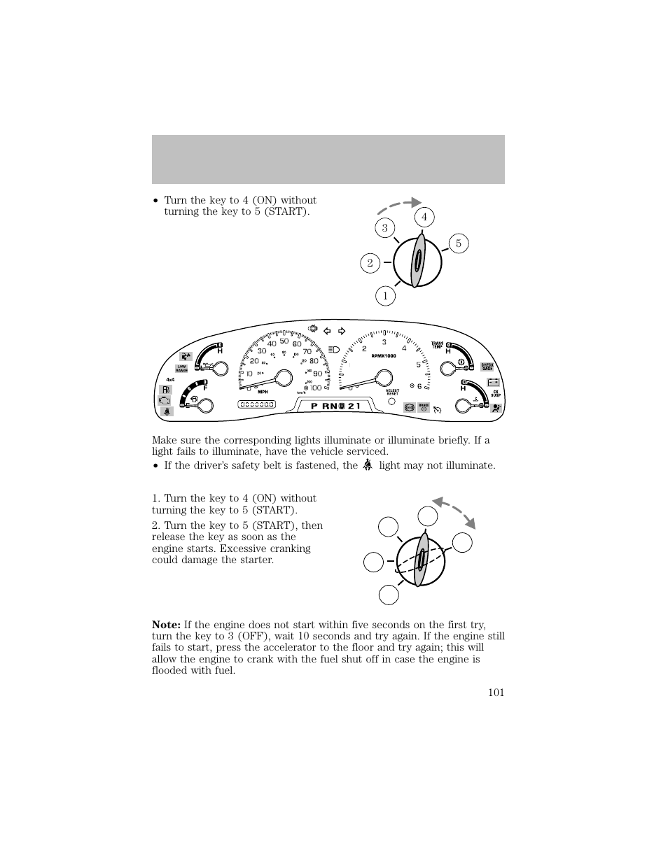 Driving | FORD 2003 F-550 v.1 User Manual | Page 101 / 256