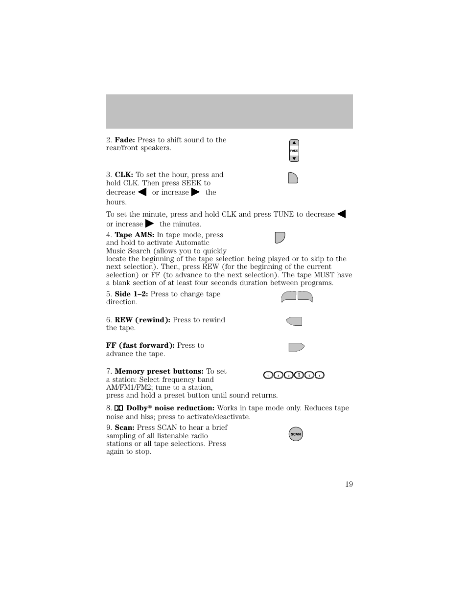 Entertainment systems | FORD 2003 F-550 v.1 User Manual | Page 19 / 256