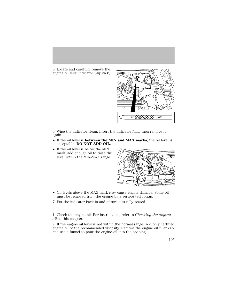 Maintenance and specifications | FORD 2003 F-550 v.1 User Manual | Page 195 / 256