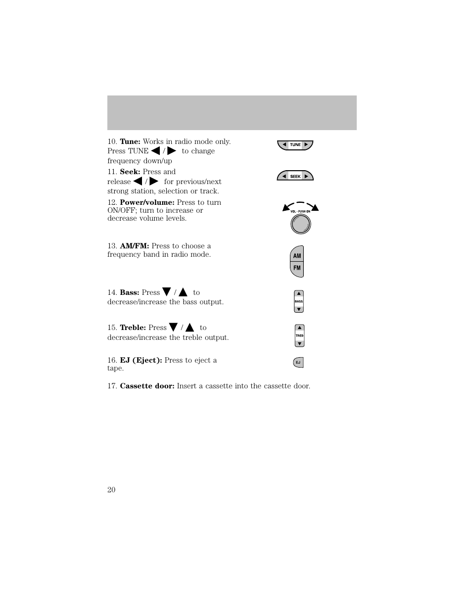 Entertainment systems | FORD 2003 F-550 v.1 User Manual | Page 20 / 256