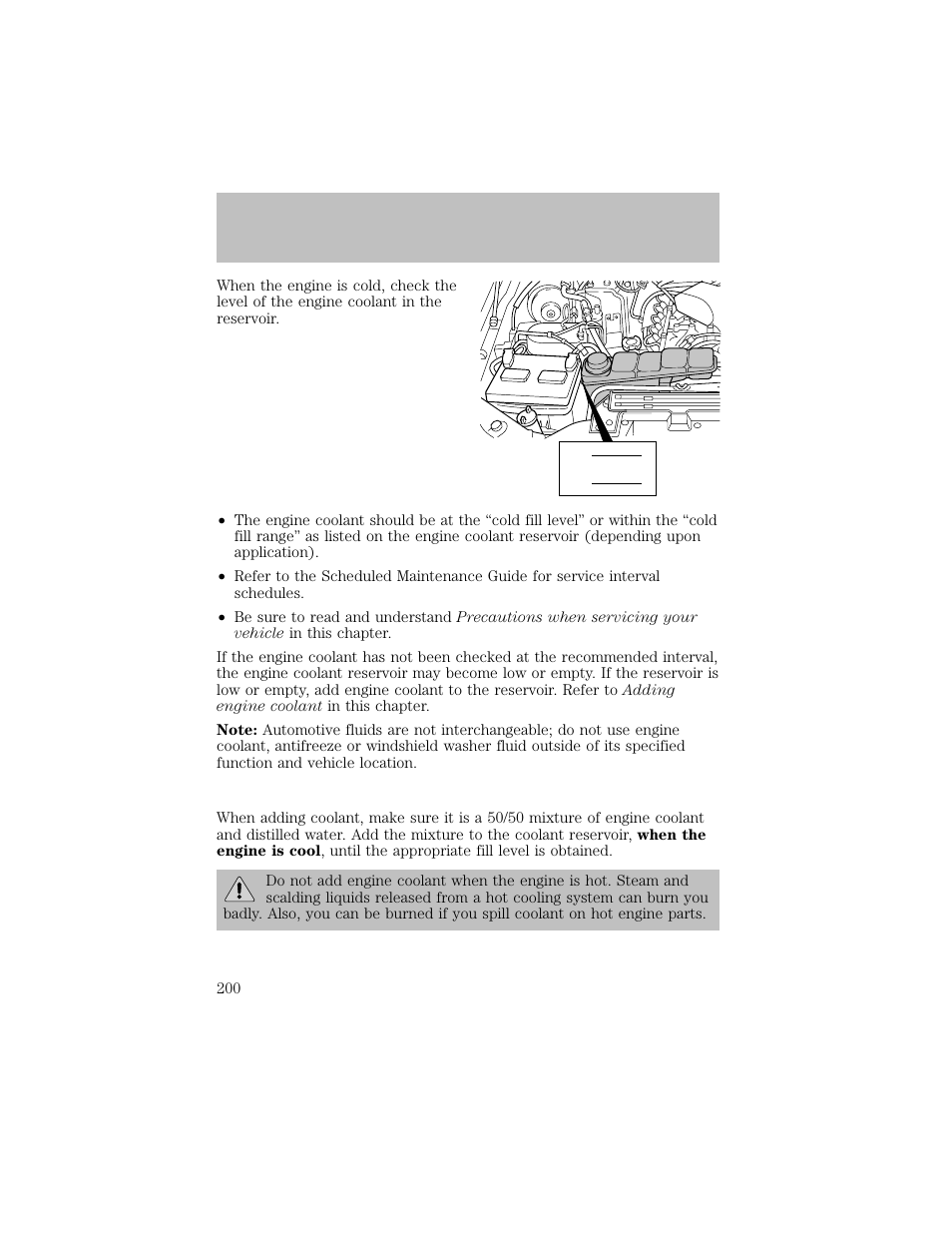 Maintenance and specifications | FORD 2003 F-550 v.1 User Manual | Page 200 / 256