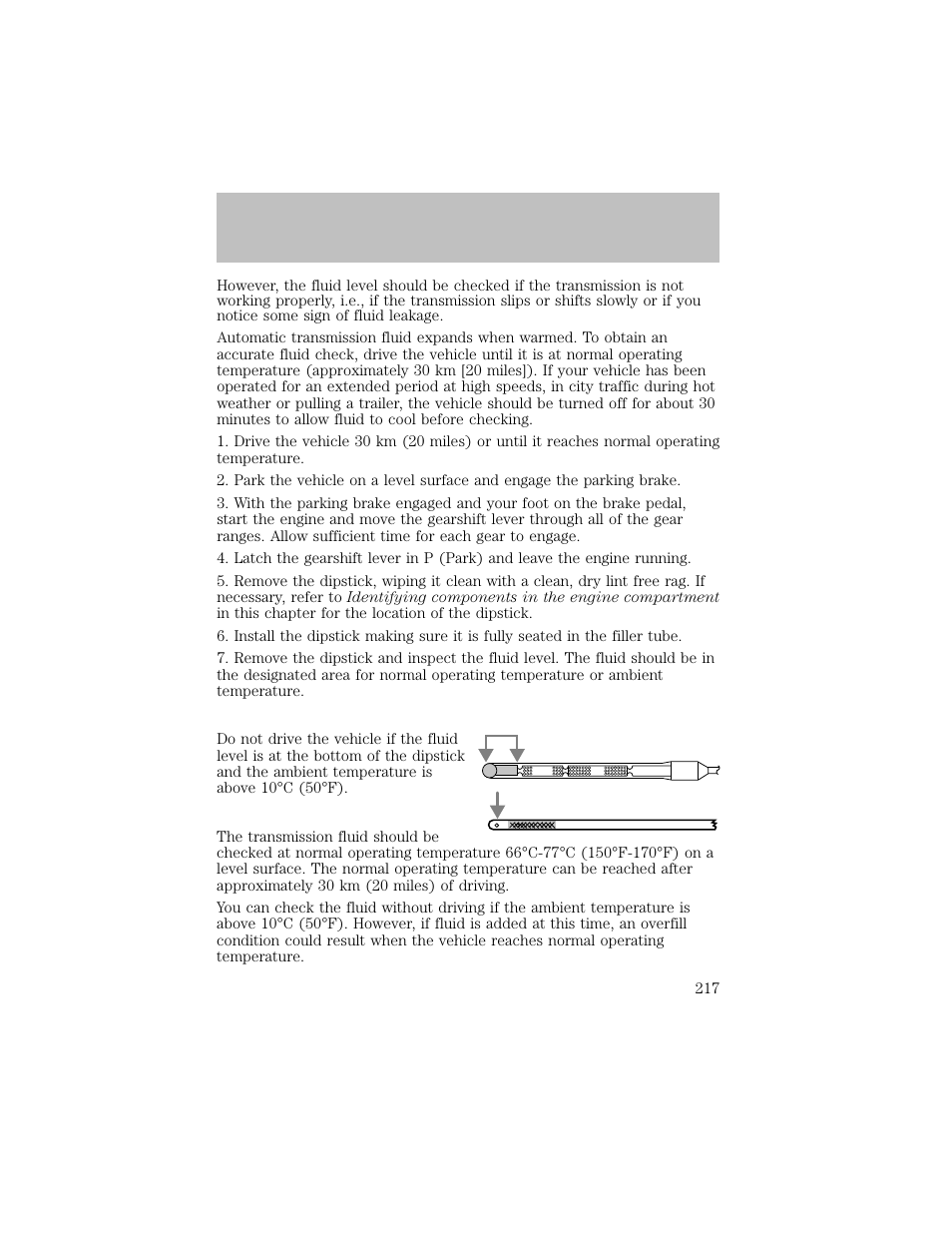 Maintenance and specifications | FORD 2003 F-550 v.1 User Manual | Page 217 / 256