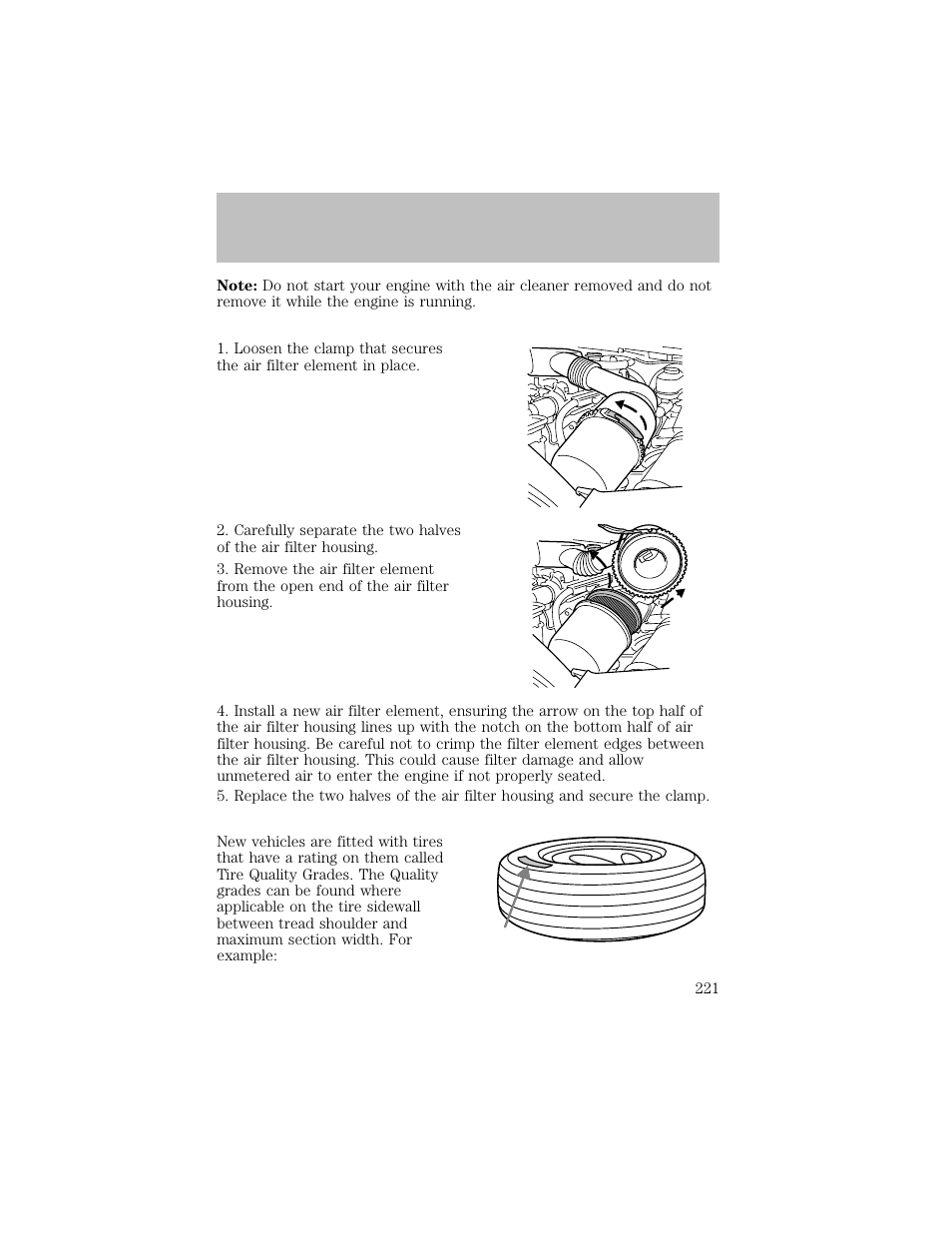 Maintenance and specifications | FORD 2003 F-550 v.1 User Manual | Page 221 / 256