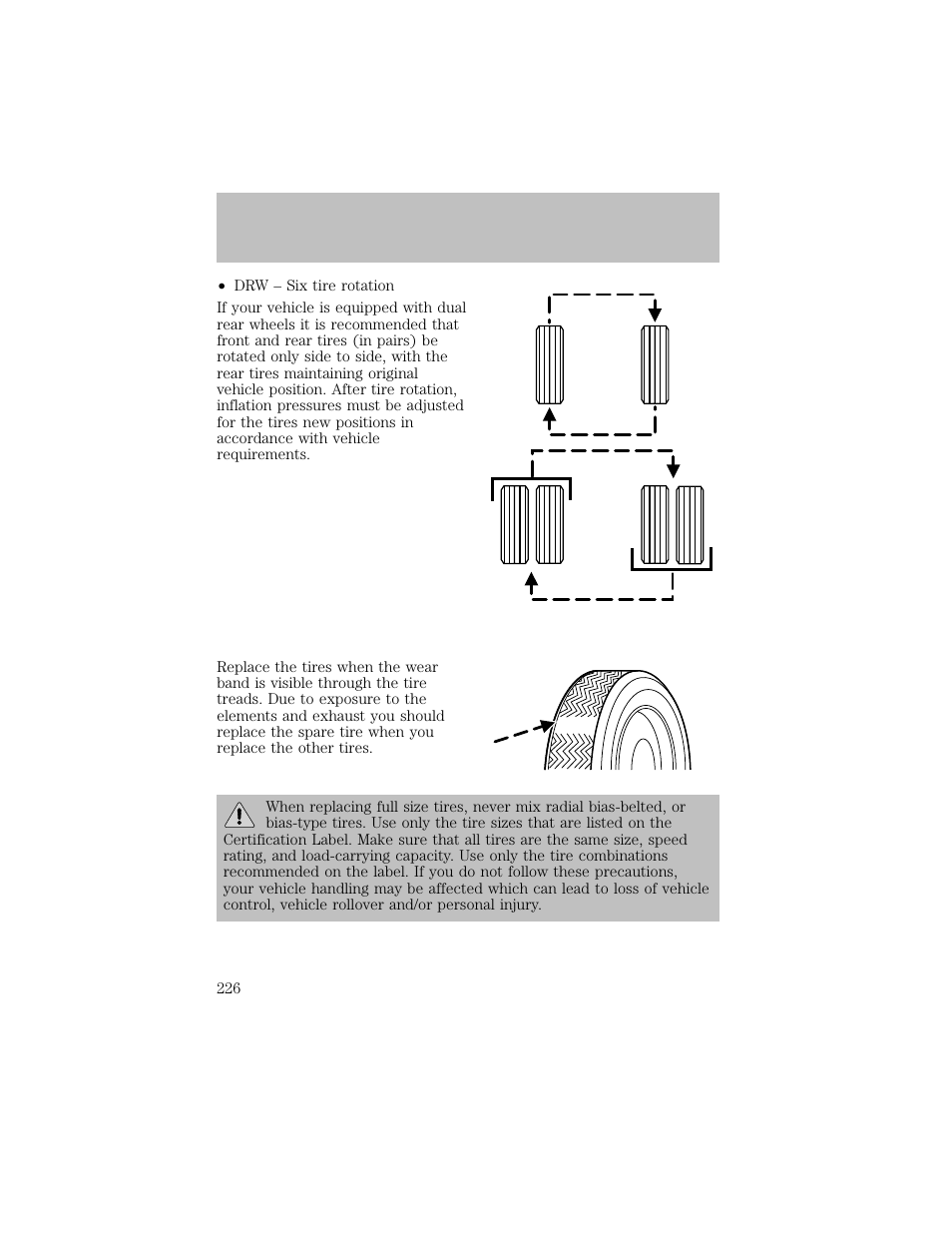 Maintenance and specifications | FORD 2003 F-550 v.1 User Manual | Page 226 / 256