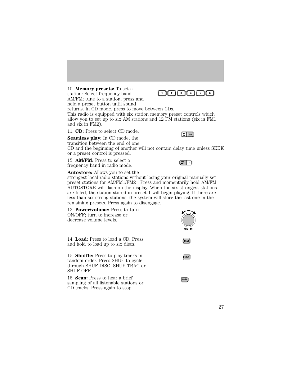 Entertainment systems | FORD 2003 F-550 v.1 User Manual | Page 27 / 256