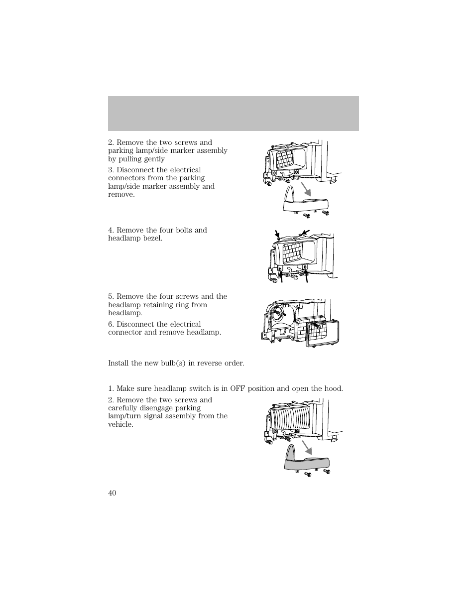 Lights | FORD 2003 F-550 v.1 User Manual | Page 40 / 256