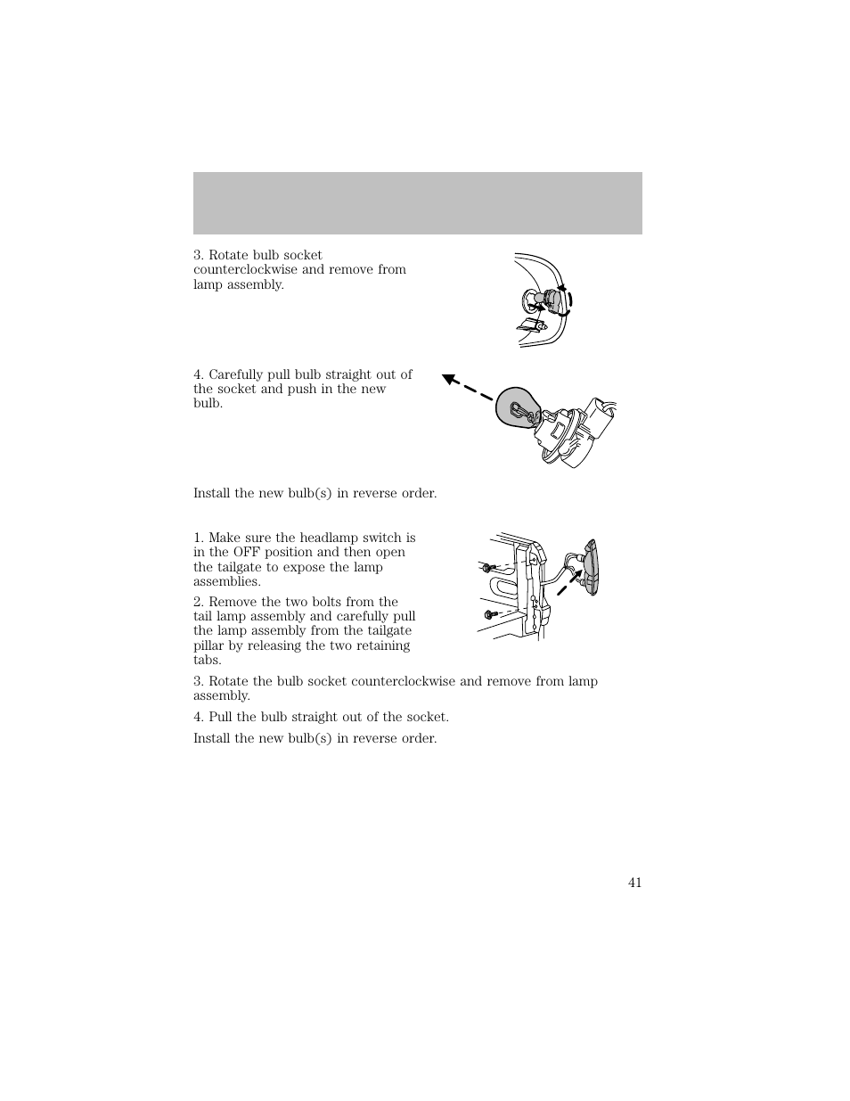 Lights | FORD 2003 F-550 v.1 User Manual | Page 41 / 256