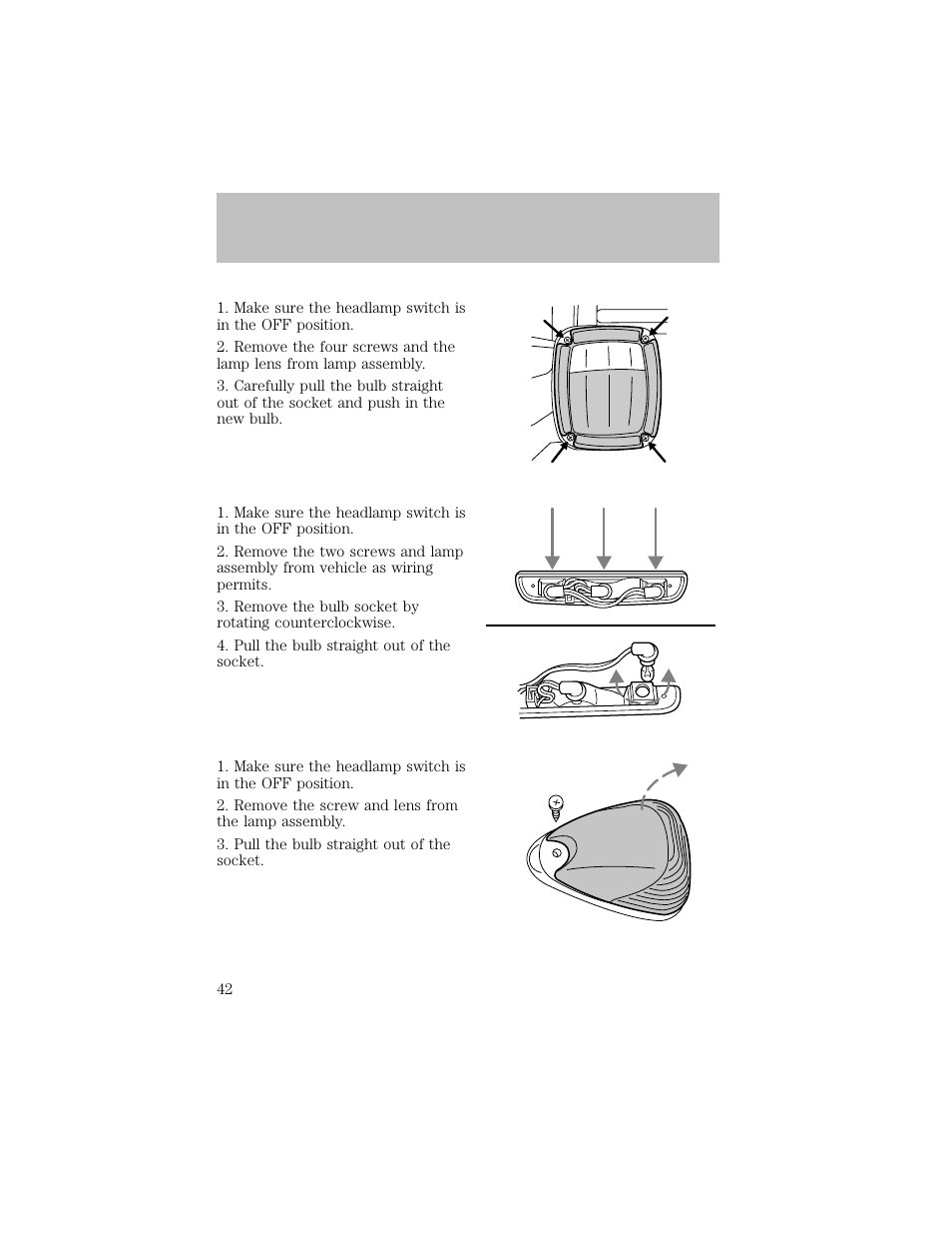 Lights | FORD 2003 F-550 v.1 User Manual | Page 42 / 256