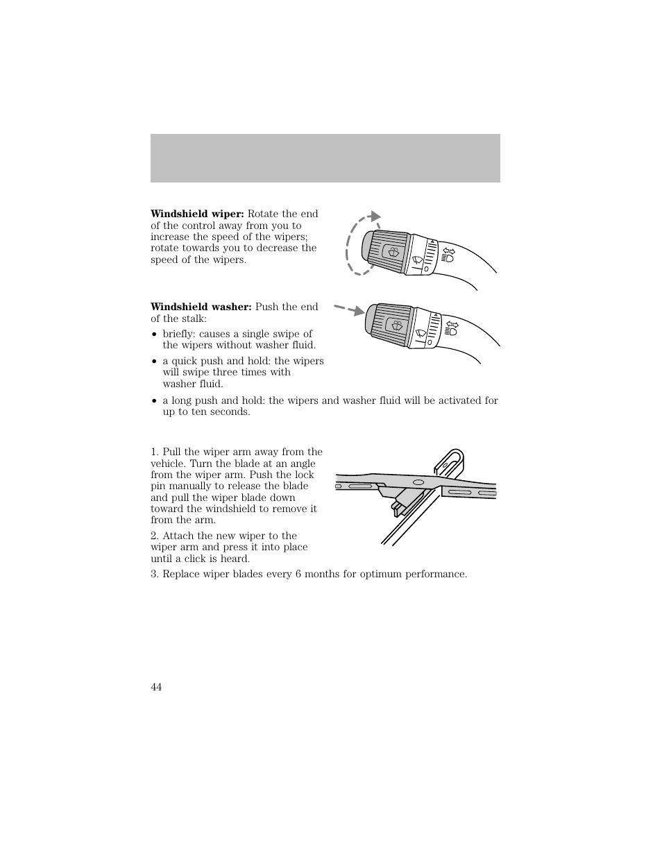 Driver controls | FORD 2003 F-550 v.1 User Manual | Page 44 / 256