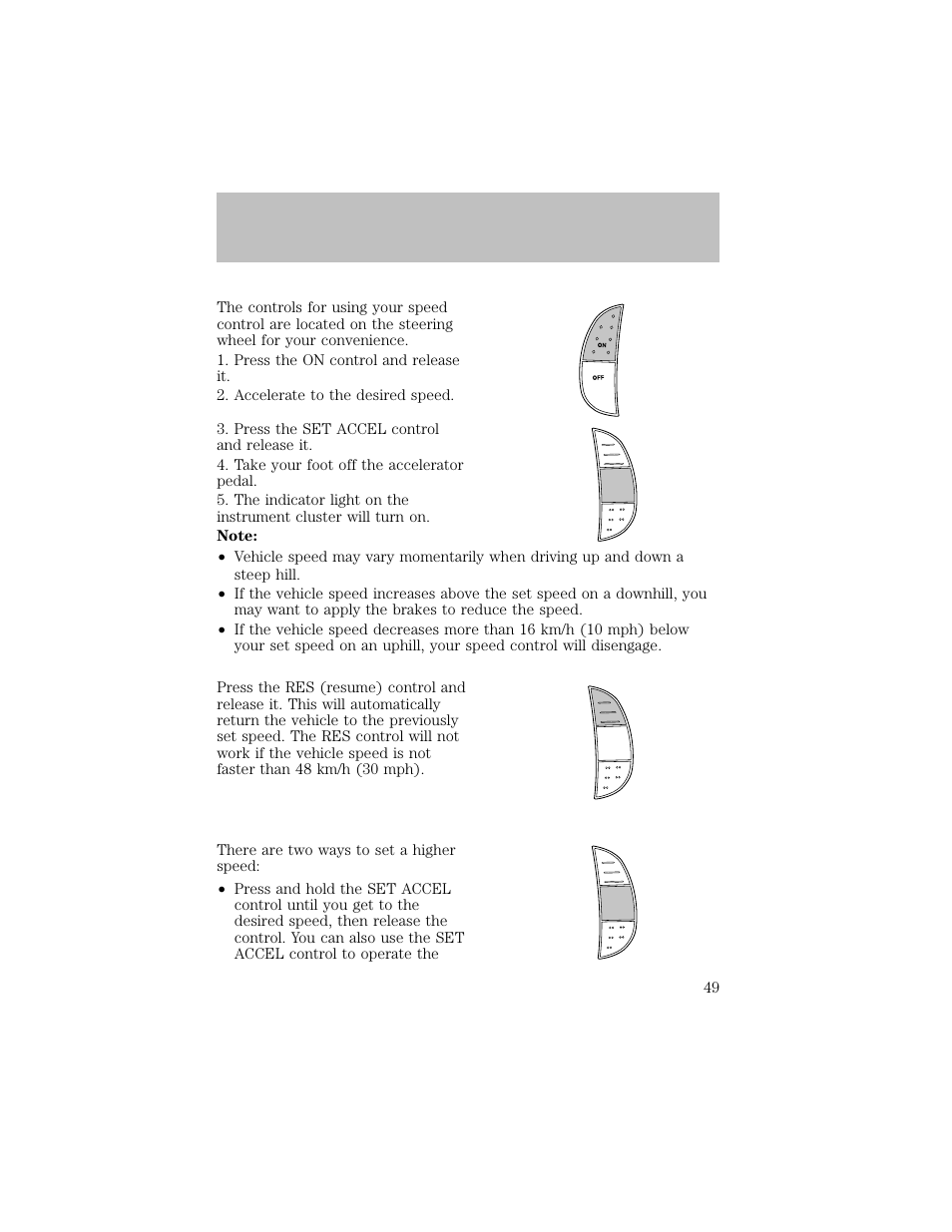 Driver controls | FORD 2003 F-550 v.1 User Manual | Page 49 / 256