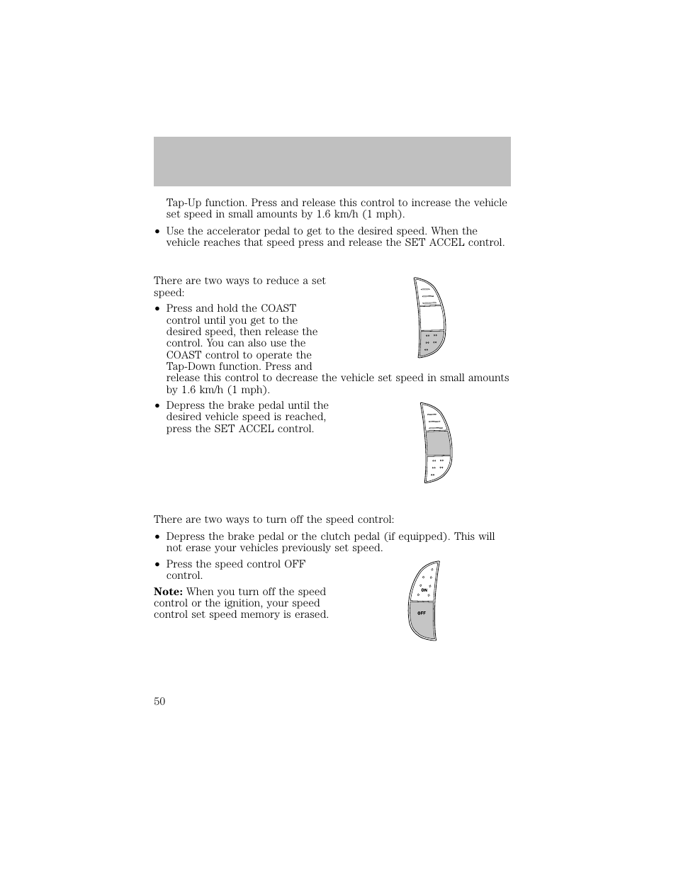 Driver controls | FORD 2003 F-550 v.1 User Manual | Page 50 / 256