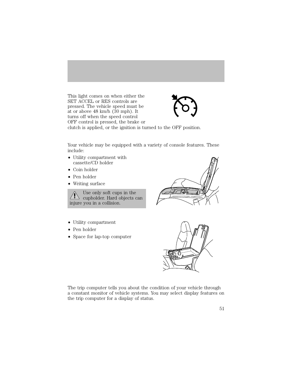 Driver controls | FORD 2003 F-550 v.1 User Manual | Page 51 / 256