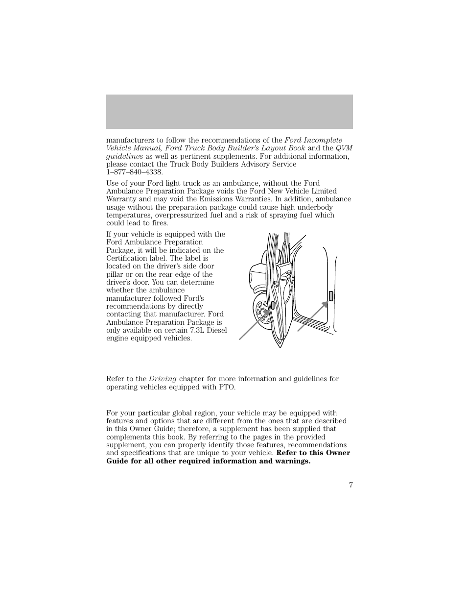 Introduction | FORD 2003 F-550 v.1 User Manual | Page 7 / 256