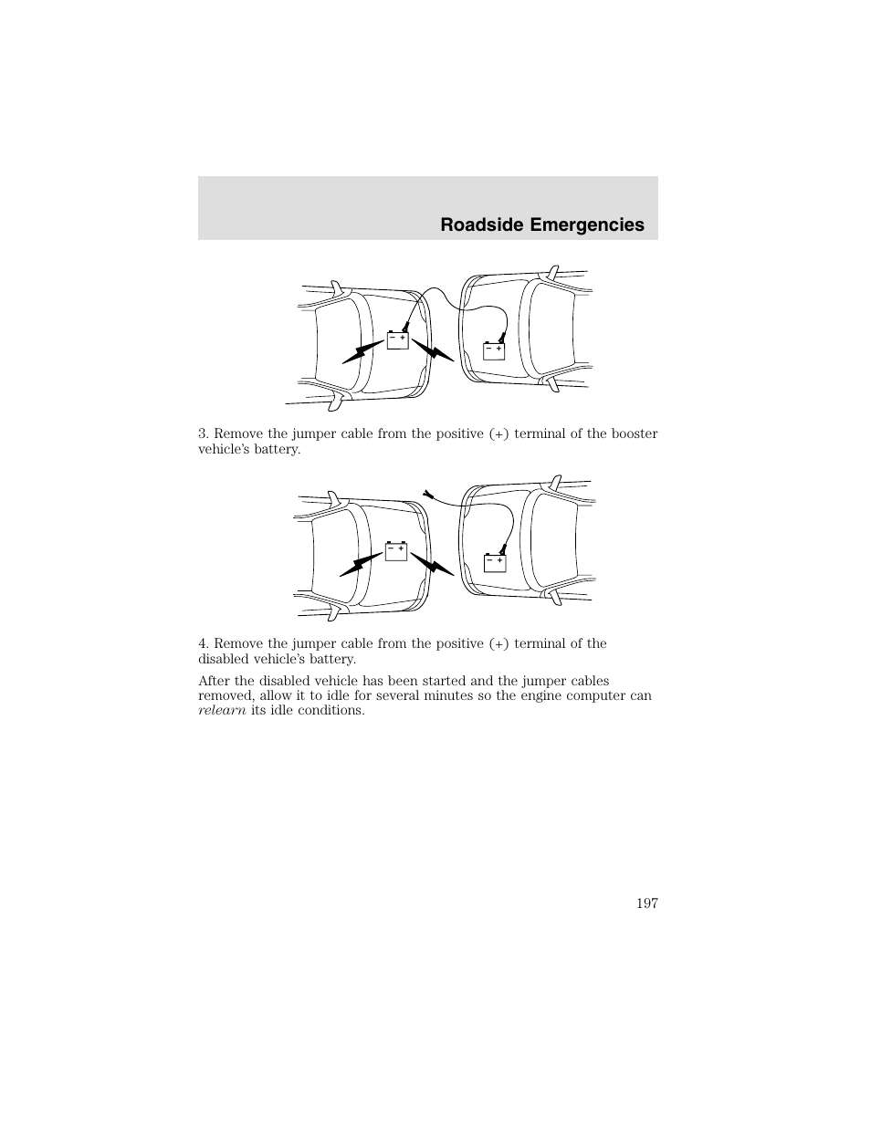 Roadside emergencies | FORD 2003 F-550 v.2 User Manual | Page 197 / 280