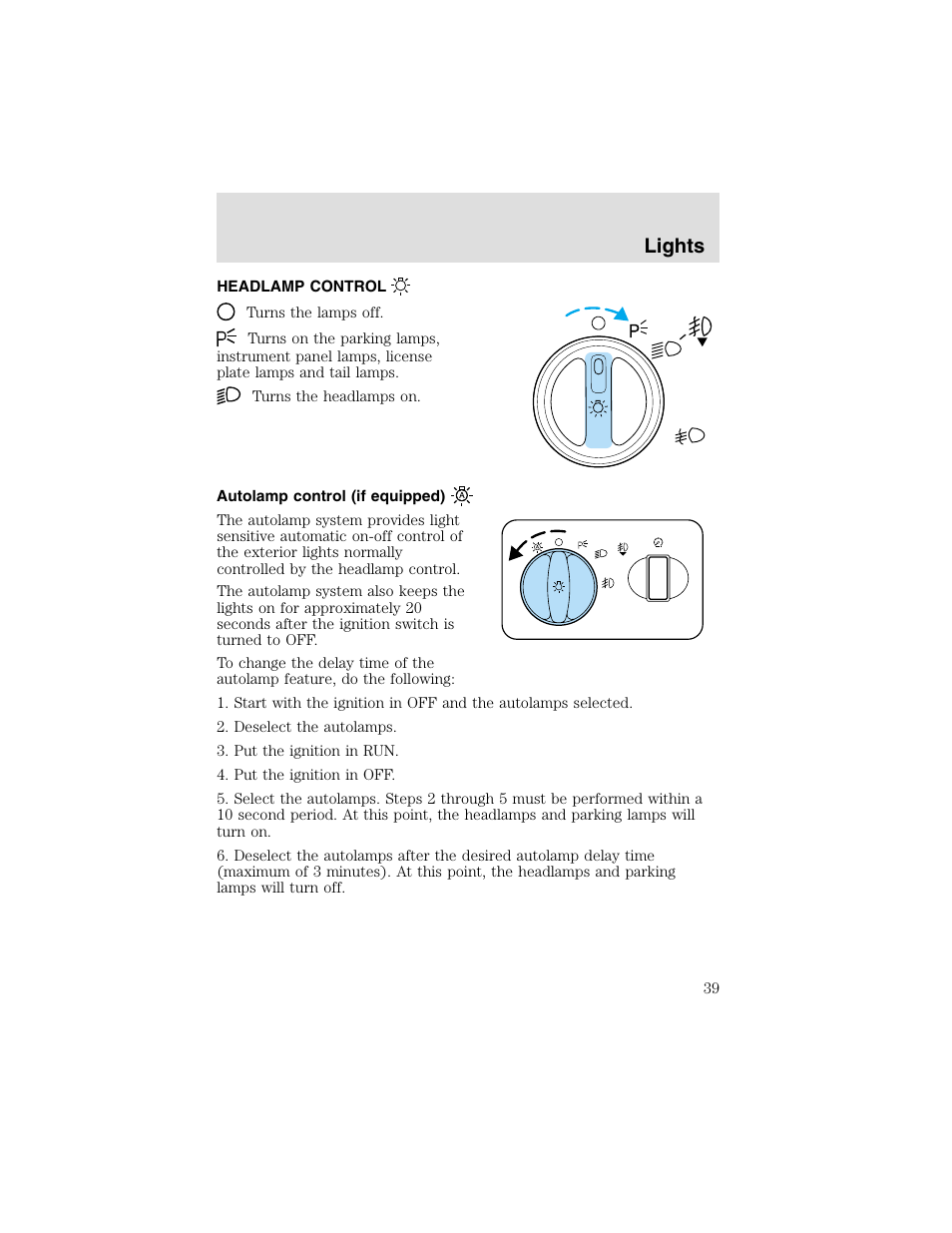 Lights | FORD 2003 F-550 v.2 User Manual | Page 39 / 280