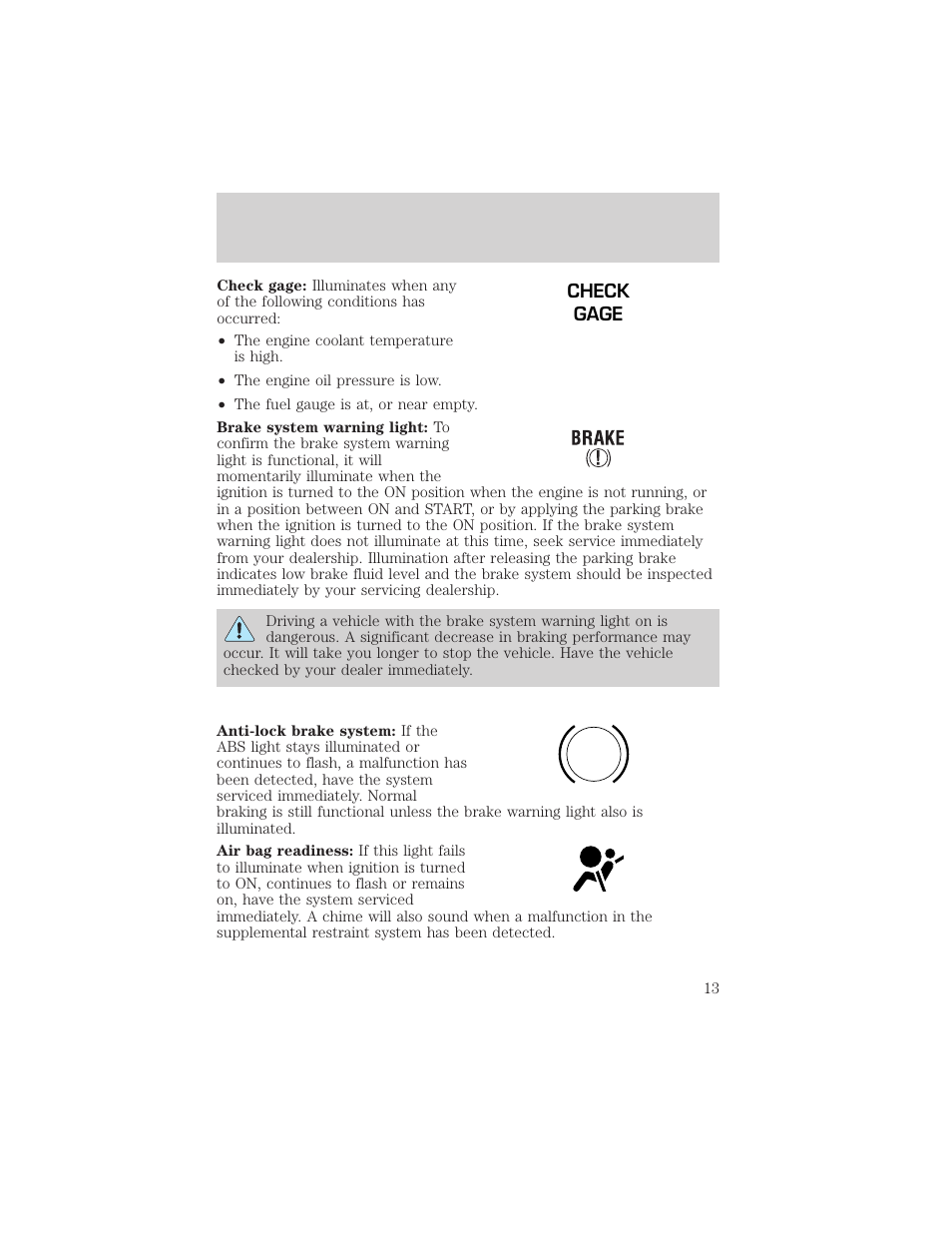 FORD 2003 F-550 v.3 User Manual | Page 13 / 280