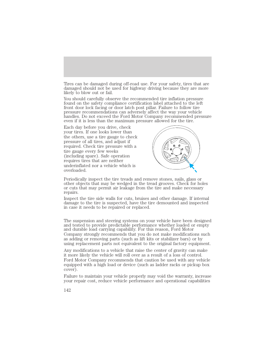 Driving | FORD 2003 F-550 v.3 User Manual | Page 142 / 280