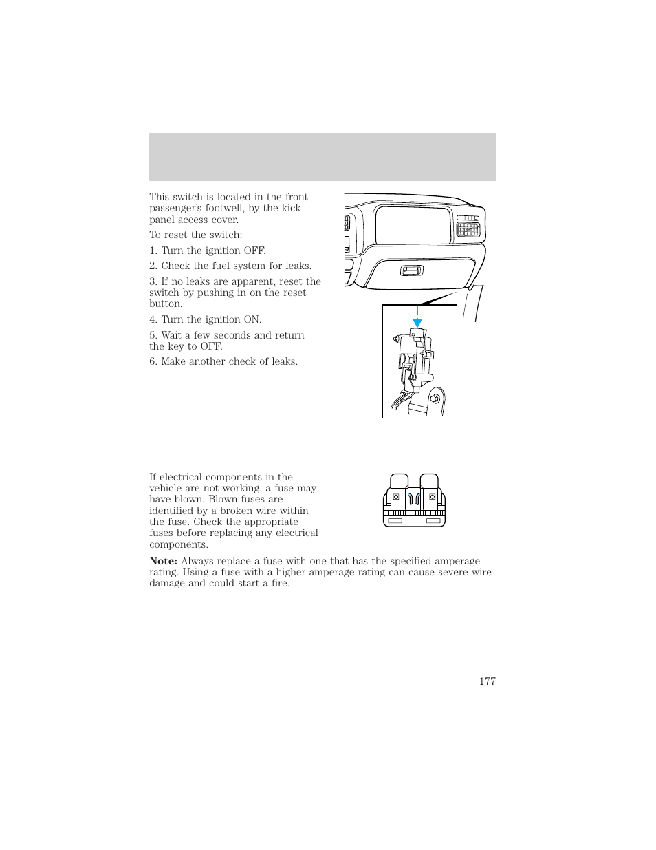 Roadside emergencies | FORD 2003 F-550 v.3 User Manual | Page 177 / 280