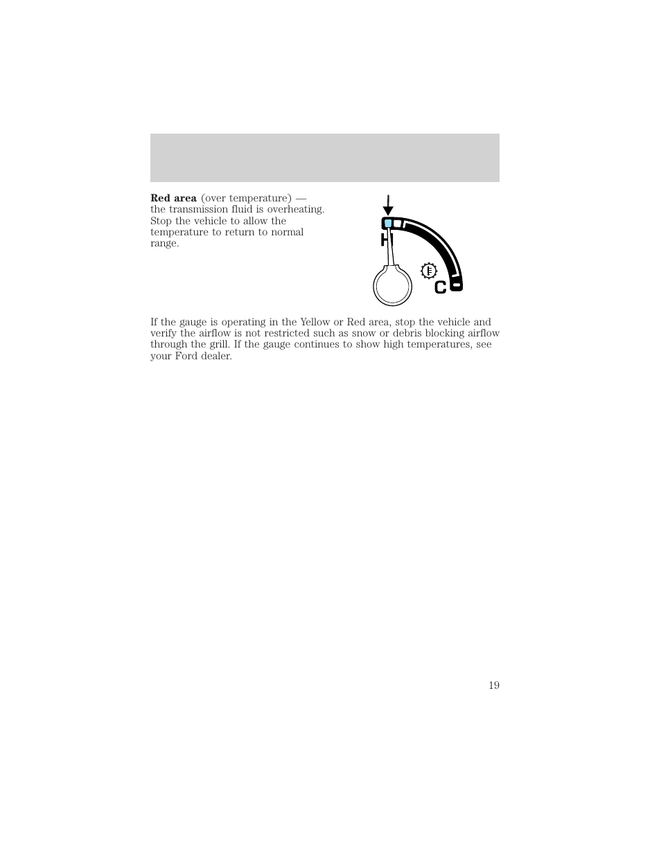 Instrument cluster | FORD 2003 F-550 v.3 User Manual | Page 19 / 280