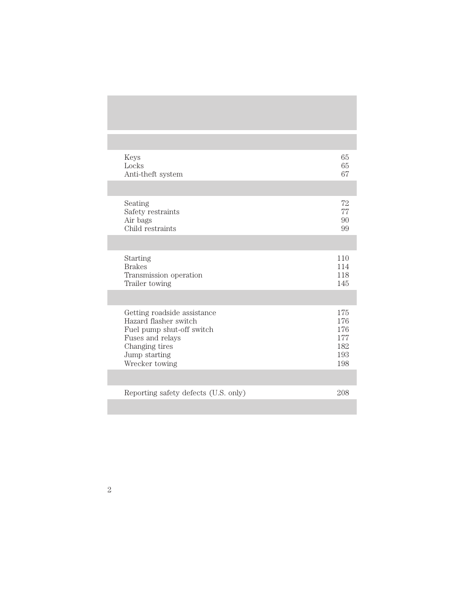 FORD 2003 F-550 v.3 User Manual | Page 2 / 280