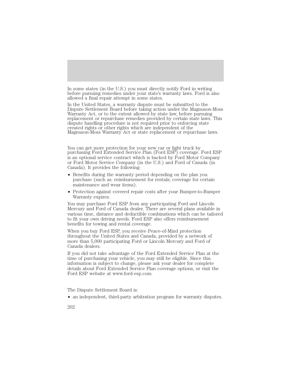 Customer assistance | FORD 2003 F-550 v.3 User Manual | Page 202 / 280