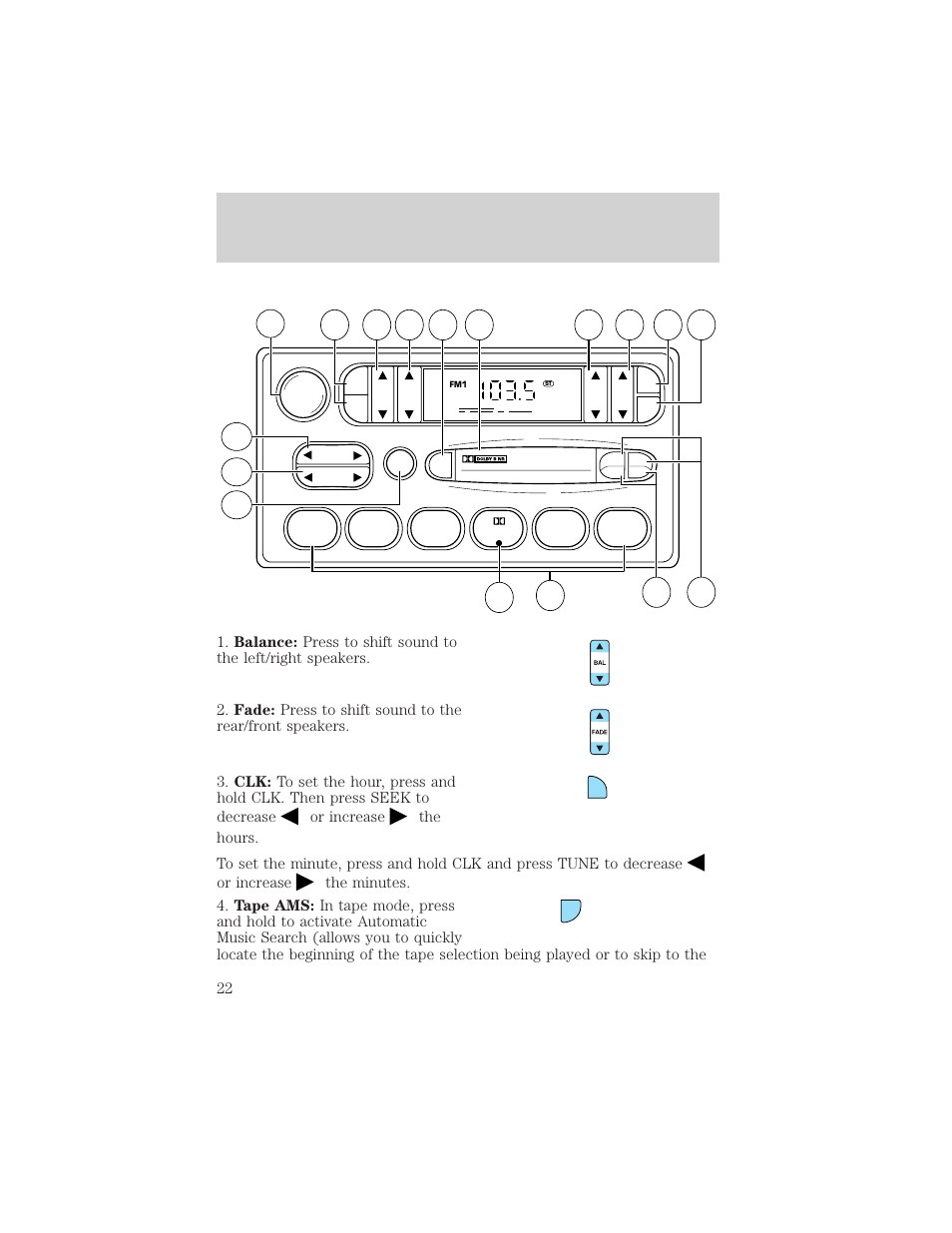 Entertainment systems | FORD 2003 F-550 v.3 User Manual | Page 22 / 280