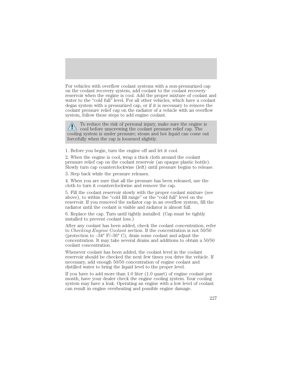 Maintenance and specifications | FORD 2003 F-550 v.3 User Manual | Page 227 / 280