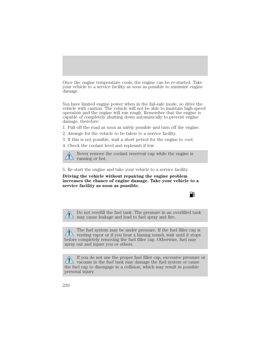 Maintenance and specifications | FORD 2003 F-550 v.3 User Manual | Page 230 / 280