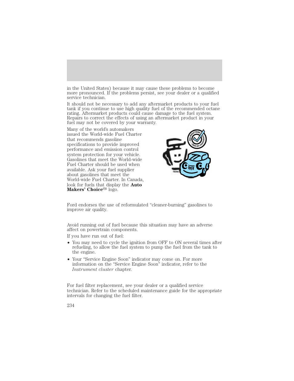 Maintenance and specifications | FORD 2003 F-550 v.3 User Manual | Page 234 / 280
